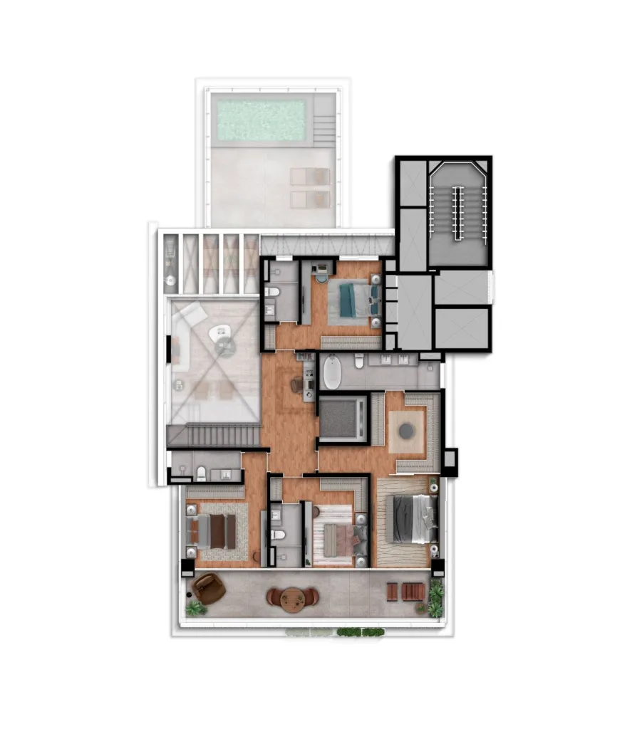 Planta Duplex Superior